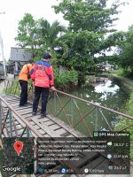 Patroli Anggota SRC BPBD Kota Pangkalpinang ke Daerah Rawan Banjir