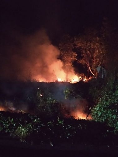 KEBAKARAN HUTAN DAN LAHAN DI KELURAHAN AIR KEPALA TUJUH