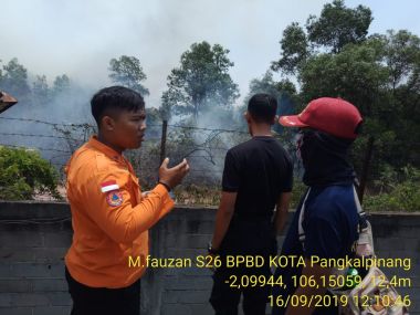 KEBAKARAN HUTAN DAN LAHAN (KARHUTLA) DI JALAN TPI KETAPANG, KELURAHAN TEMBERAN