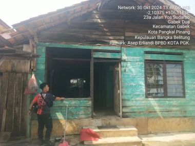 KEJADIAN ANGIN KENCANG DI KOTA PANGKALPINANG 2024